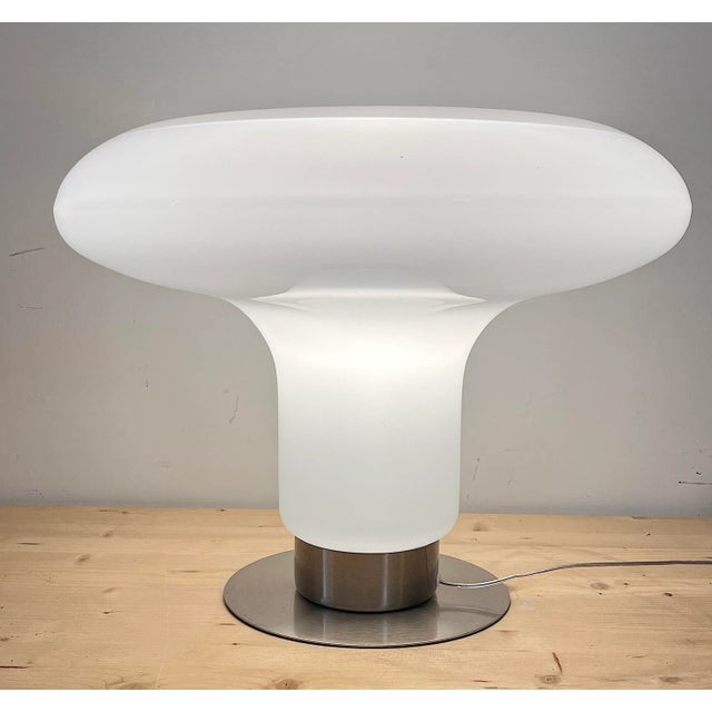 Murano Glass Mushroom Table Lamp, 1980s For Sale - Image 11 of 11