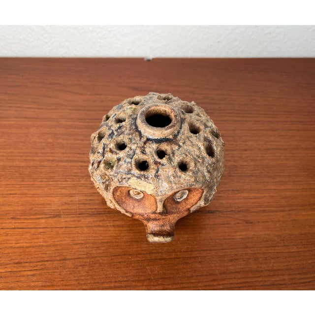 Mid-Century Modern Danish Studio Pottery Hedgehog Candleholder from Sejer Keramik, 1960s For Sale - Image 12 of 18