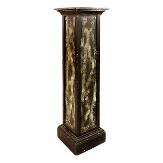 Antique Painted Wooden Column, 1930s For Sale