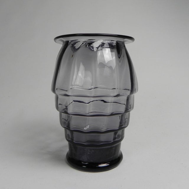 Art Deco Vase with Twisted Vertical Bands, 1930s For Sale - Image 10 of 10