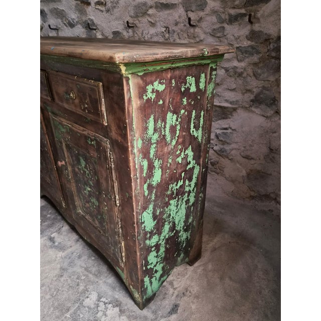 18th Century Rustic French Walnut Buffet Cabinet For Sale - Image 18 of 18