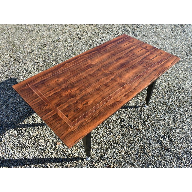Mid-Century French Rosewood Dining Table For Sale - Image 9 of 16