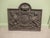 Large Iron Fire Back with Royal Crest and Motto, Late 19th Century For Sale - Image 4 of 9