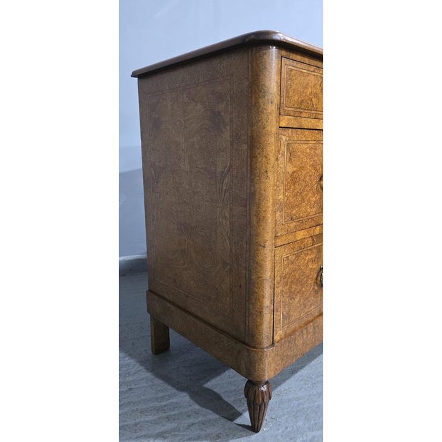 French Amboyna Chest of Drawers, 1880s For Sale - Image 6 of 13