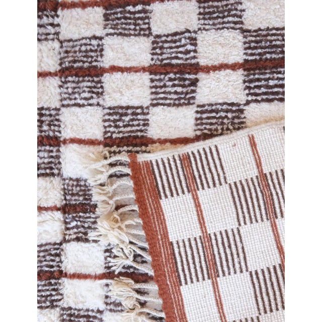 Moroccan Wool Neutral Rug - 10.3 X 8.5 Ft For Sale In Cleveland - Image 6 of 8
