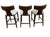 Restoration Hardware Rh Ligné Fabric Counter Stools — Set of 3 For Sale - Image 4 of 15