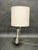 Italian Chrome Duck Table Lamp with Original Shade, 1970s For Sale - Image 3 of 13