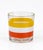 Mid-Century Modern Vintage Orange Mid Century Modern Yellow, White Striped Georges Briard Glasses. - Set of 8 For Sale - Image 3 of 5