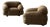 Sesann Armchairs by Gianfranco Fratinni, Set of 2 For Sale