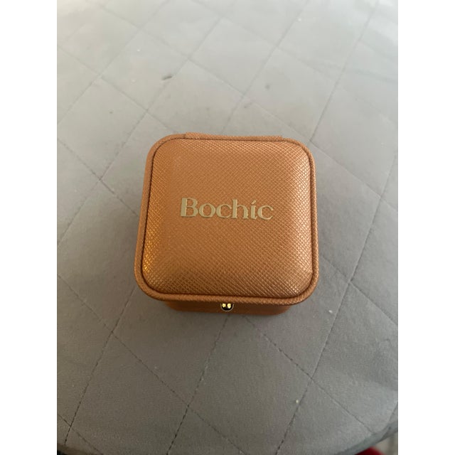 Bochic "Orient" Sapphire, Tanzanite & Emerald Earrings Set 18K Gold&Silver For Sale - Image 9 of 18