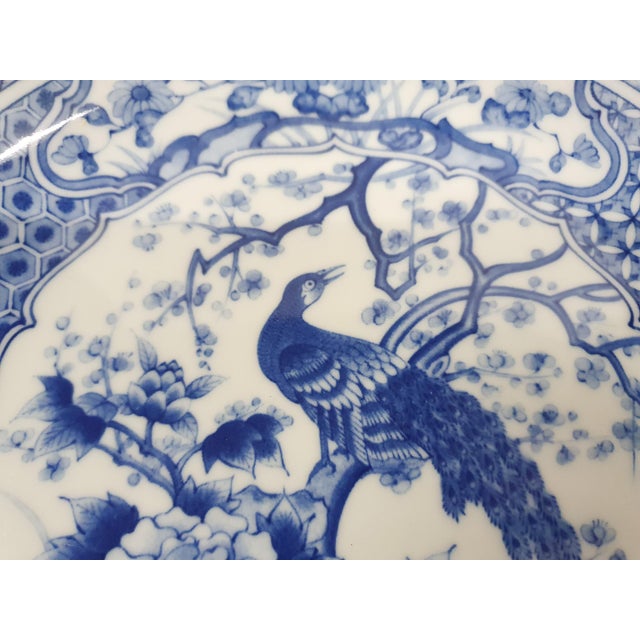 Porcelain Plates with Peacocks by Andrea for Sadek, Japan, 1970s, Set of 2 For Sale - Image 5 of 9