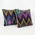 Mid-Century Modern Heritage Wool Rug Pillow Cover 24'' X 24'' - Set of Two For Sale - Image 3 of 4
