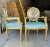 Rococo Tufted Chair Sky Blue Velvet French Rococo Style - Set of 2 For Sale - Image 3 of 7