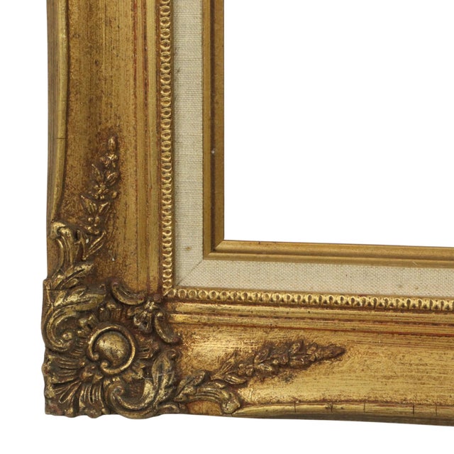 Large Baroque Style Gilt Frame, 1960s For Sale - Image 9 of 18