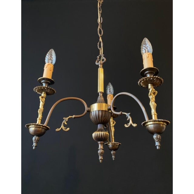 Vintage French Chandelier, 1960s For Sale - Image 13 of 13