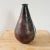 Mid-Century Pottery Vase in Raku Glaze With Graphic Stripes, C. 1960 For Sale - Image 4 of 9