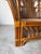 Vintage Coastal Organic Bohemian Rattan & Leather-Wrapped Loveseat For Sale - Image 11 of 12