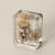Acrylic Glass Paperweight with Encased Flowers by Pierre Giraudon, France, 1970s For Sale - Image 6 of 14
