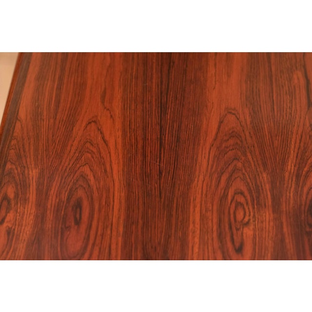 Vintage Danish Rosewood Extension Dining Table For Sale - Image 10 of 10
