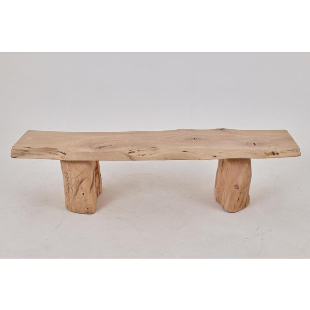 Live Edge Walnut Bench by Logniture For Sale - Image 11 of 18