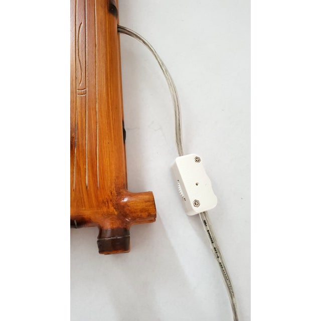 Lamp French Bouillotte Style Painted Metal Faux Bamboo For Sale - Image 13 of 13