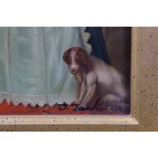 Green Late 20th Century Charles II James Duke of York Princess Mary Oil Painting Van Dyck Henry Stone For Sale - Image 8 of 11