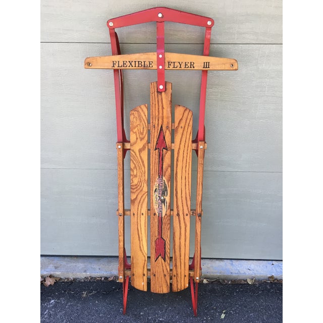 Flexible Flyer III Sled Chairish