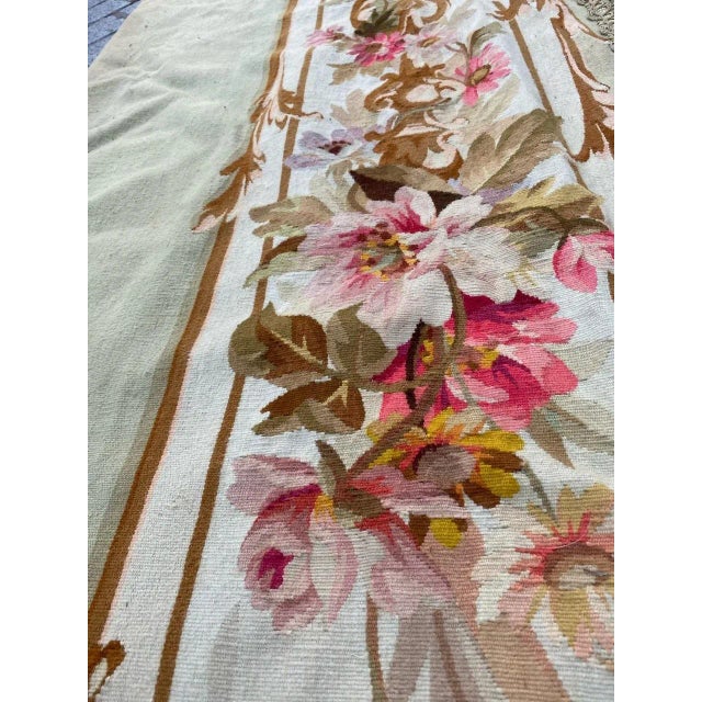 French Valance Aubusson Tapestry For Sale - Image 15 of 18