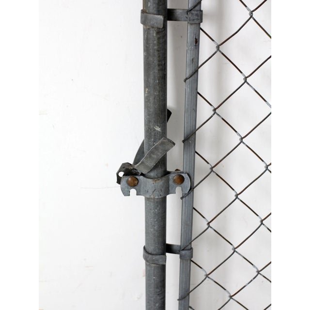 Mid-Century Galvanized Gate Door For Sale - Image 4 of 6