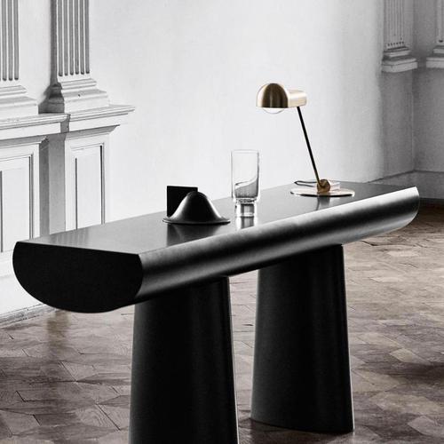Black Domo Steel Table Lamp by Joe Colombo for Karakter For Sale - Image 8 of 9