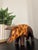 Vintage Hand-Carved Wood Pig Folk Art Sculpture For Sale - Image 4 of 10