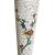 Chinoiserie Early 20th Century Small White Chinoiserie Flower Vase with Floral Motif and Brass Accents For Sale - Image 3 of 4