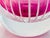 Glass Fuchsia Mouth-Blown Glass Vase with Filigree Threads, Sweden, 1970s For Sale - Image 7 of 11