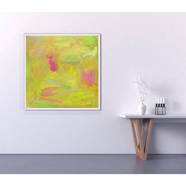 "Falling Leaves" by Trixie Pitts Abstract Expressionist Oil Painting For Sale - Image 12 of 12