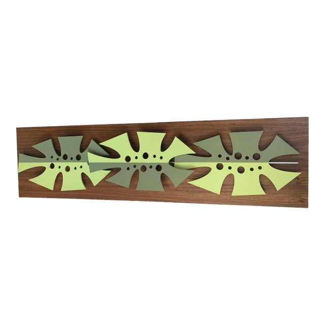 Mid Century Modern Wall Art Witco Tiki Style Abstract Wall Sculpture For Sale