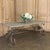 Mid-Century French Painted Oak and Wrought Iron Dining Table For Sale - Image 4 of 13