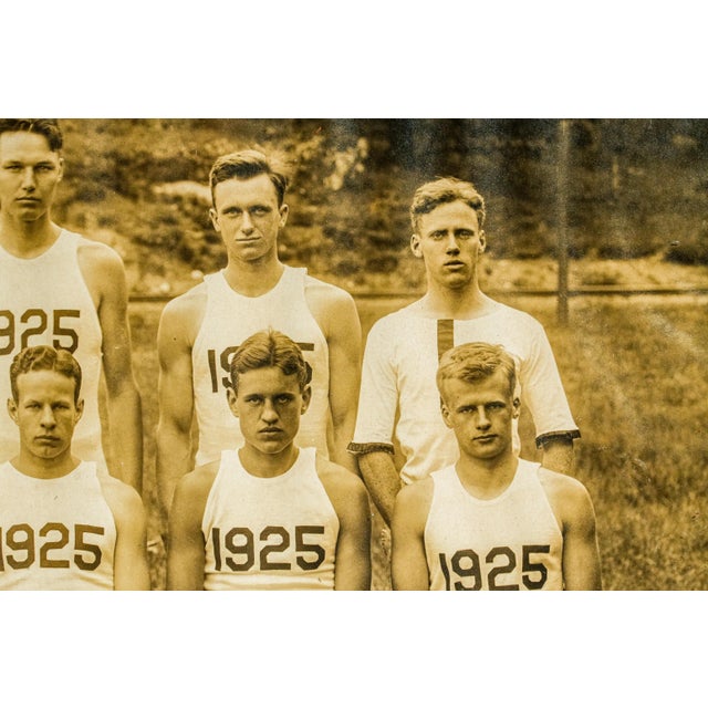 Rare Pair of Framed Antique Harvard University Rowing Crew Photographs Photos Portrait Sports Team Man Cave Home Wall Decor For Sale In New York - Image 6 of 18