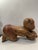 Antique Chinese Opium Pillow (Wooden Statue of Baby Buddha), Imperfect Wood For Sale - Image 9 of 12