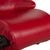 Red Leather Solo 699 Armchair with Manual Function from WK Wohnen For Sale - Image 5 of 14