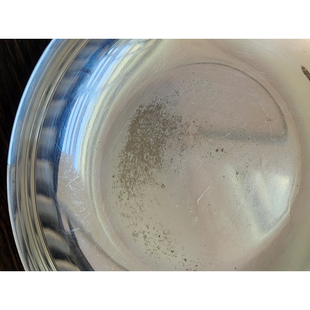 Vintage Oneida Silver Plate Appetizer Plates / Hors d'Oeuvre Plates- Set of 10 For Sale - Image 11 of 12