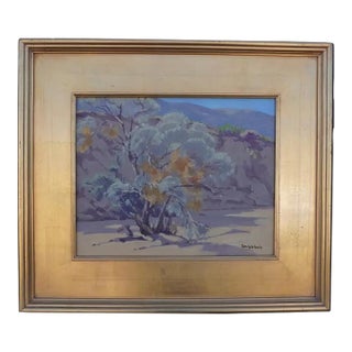 Early 20th Century Noon Shadows by Sam Hyde Harris, Oil on Board For Sale