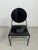Pair of Memphis-style "Vik-Ter" Black Side Chairs by Dakota Jackson These striking chairs feature a curved circular...