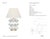 Kelly Wearstler by Visual Comfort Signature Linden 14" Cordless Table Lamp in Plaster White with Linen Shade Designer:...