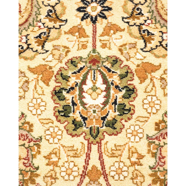 Traditional Mogul, One-of-a-Kind Hand-Knotted Runner Rug - Beige, 2' 7" x 6' 1" For Sale - Image 3 of 8
