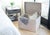 Boho Chic Artifacts Rattan Rectangular Hinged Chest/Trunk in White Wash - 23" For Sale - Image 3 of 7