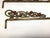 Metal Antique Floral Cast Iron Swing Arm Curtain Rods Set of 6 For Sale - Image 7 of 7
