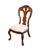 BERNHARDT FURNITURE Grand Savannah Collection Solid Walnut Italian Provincial Style Splat Back Dining Side Chair 357-555...
