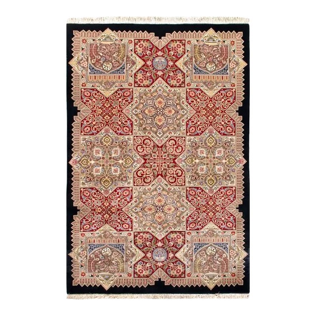 2020s Pasargad Multi Color Tabriz Design Rug For Sale