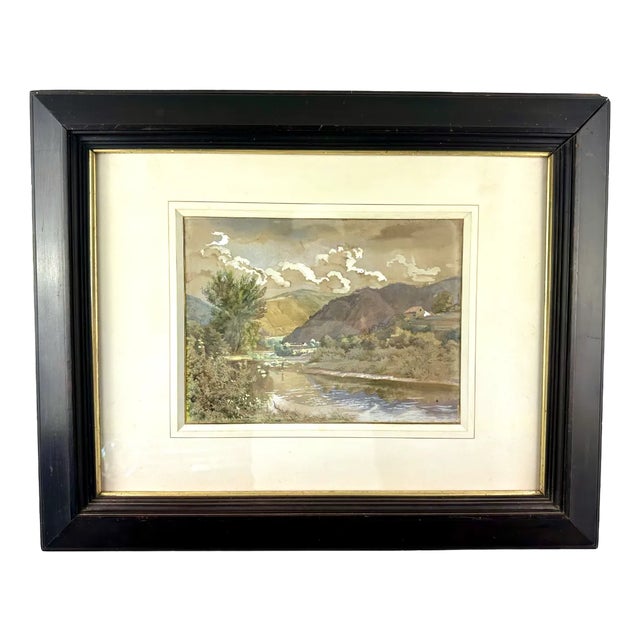 Jeanette Von Weymann, Composition, 1892, Watercolor For Sale