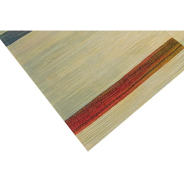 Handwoven Scandinavian Style Persian Area Rug 6'1" X 6'8" For Sale - Image 4 of 11